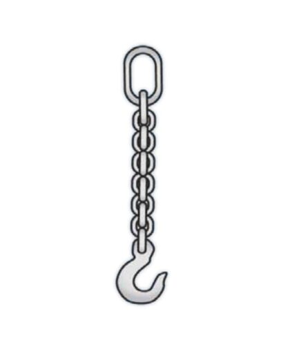 Carter Link Chain Single Chain Sling with Master Link and Foundry Hook - Carter Lifting